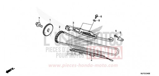 CHAINE A CAMES/TENDEUR CTX700AE de 2014